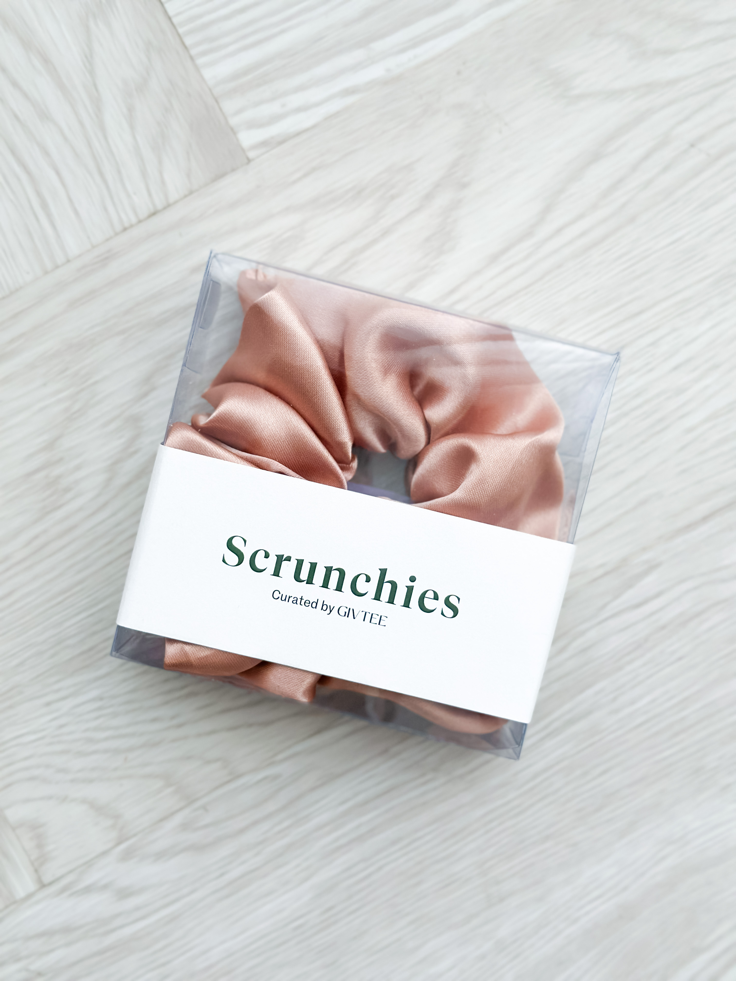 Silk Hair Scrunchies Set
